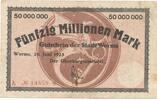 Deutschland Deutsches Reich 50 Millionen Mark Notgeldschein Notgeld Stadt Worms , Rheinland-Pfalz -