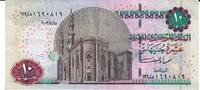 Ägypten 10 Pounds Banknote Geldschein -