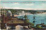 Türkei Türkiye Deutschland AK Ansichtskarte Postkarte DAP Schiffspost Feldpost mit MSP No. 14 vom 24.7.17 Dampfer General Bosporus -