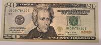 USA - Vereinigte Staaten v. Amerika $ 20 Dollars Geldschein Banknote -