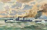 AK Marineserie " Hochsee- Torpedoboote " um 1920 -