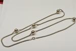 Silbercollier Lange 835er Silber Kette Collier Silberkette -