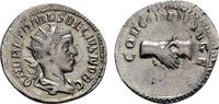 Römische Kaiserzeit Antoninian Herennius Etruscus, 250-251. AR Handschlag -