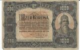 Ungarn 1000 Korona Banknote Geldschein -