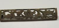 Antike Silber Brosche 835 Art Deco Silberbrosche 835er Silber Blumenmotiv -
