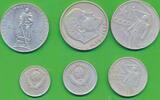 Russland/ Sowjetunion UdSSR 1 Rubel und 15 50 20 Kopeken 6 Stück Münzen Lot -