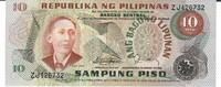 Philippinnen 10 Piso Banknote Geldschein -