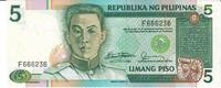 Philippinnen 5 Piso Banknote Geldschein -