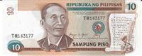 Philippinnen 10 Piso Banknote Geldschein -