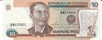 Philippinnen 10 Piso Banknote Geldschein -