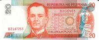 Philippinnen 20 Piso Banknote Geldschein -