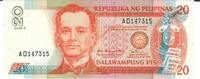 Philippinnen 20 Piso Banknote Geldschein -