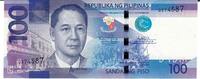 Philippinnen 100 Piso Banknote Geldschein -