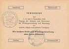 Deutschland Ganzsache Tegernsee, Opfer Faschismus, Auschwitz, Buchenwald, Dachau -