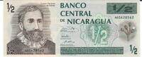 Nicaragua 1/2 Cordoba Banknote Geldscheine -
