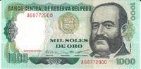 Peru 1000 Soles de Oro Banknote Geldscheine -