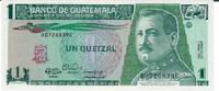 Guatemala 1 Quetzal Banknote Geldscheine -