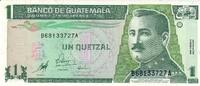 Guatemala 1 Quetzal Banknote Geldscheine -