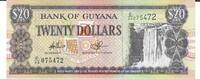 Guyana 20 Dollars Banknote Geldscheine -