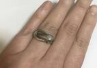 Silberring Schlange 925er Sterling Silber Ringgröße 52 -