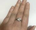 Silberring 925er Sterling Silber Ringgröße 62 -