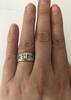 Silberring mit klaren Steinen 925er Sterling Silber Ringgröße 54 -