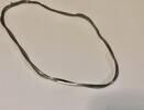 Gedrehtes Silber Collier 835er Silber Länge ca. 43 cm -