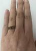 Vergoldeter Silberring 925er Sterling Silber Ringgröße 56 -