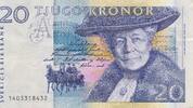 Deutschland Deutsches Reich 20 Kronor 1991-1994 Geldschein Banknote Sver... 7.04 US$ Tax included +  11.73 US$ shipping