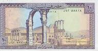 Libanon Lebanon Lübnan 10 Livres Geldschein Banknote -