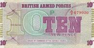 Großbritannien, British Armed Forces 10 New Pence Geldschein Banknote 6th Series -