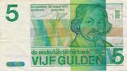Niederlande 5 Gulden Geldschein Banknote -