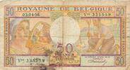 Belgien / Belgium 50 Frank Geldschein Banknote -