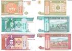 Mongolei 1 10 20 Tugrik Banknote Geldscheine 1 10 20 Tugrik (unc) 3 Scheine -