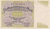 Deutsches Reich Deutschland 500000 Mark Notgeldschein Notgeld Pößneck POESSNECK (Thüringen) -