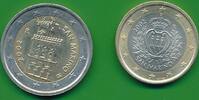 San Marino 1 und 2 Euro 2 Münzen -