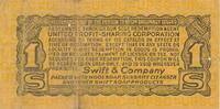Coupon o.D. USA - Vereinigte Staaten v. Amerika Swift`s united profit-sharing coupon one III-