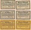 Deutsches Reich Deutschland 0,50, 1 und 4 Goldmark Notgeld Notgeldscheine, Kaufbeuren, Allgäuer Vereinsbank , 3 Scheine , Bayern -