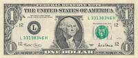 USA - Vereinigte Staaten v. Amerika $ 1 Dollar -