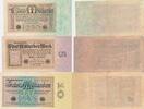 Deutsches Reich Deutschland 1, 5, 10 Milliarden Mark Reichsbanknoten Lot, 3x Scheine , Druck einseitig -