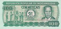 Mocambique 100 Meticais Banknote -