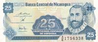 Nicaragua 25 Centavos Banknote -