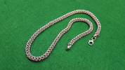 Zopfkette Silberkette Kette 925 er Silber Collier -