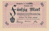 Lennep 50 Mark Gutschein der Stadt mit Buchstabe A, K. Nr. 30 -