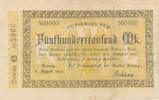 Lennep 500 Tausend Mark Gutschein des Kreisausschuß, Serie B -