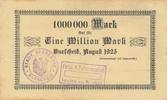 Burscheid Eine Million Mark Notgeldschein, Forst & Pulvermacher -