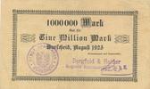 Burscheid Eine Million Mark Notgeldschein, Bergfeld & Heider, Röhrenfabrik -