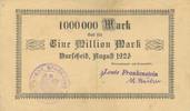 Burscheid 1 Million Mark Gutschein, Louis Frankenstein -