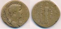 Römische Kaiserzeit Haderianus Sestertius Fides Signum Standart 117 - 138 n. Chr. -