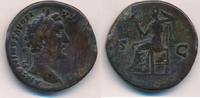 Römische Kaiserzeit Antoninus Pius Imperial Sestertius, 138 - 161 n. Chr. -